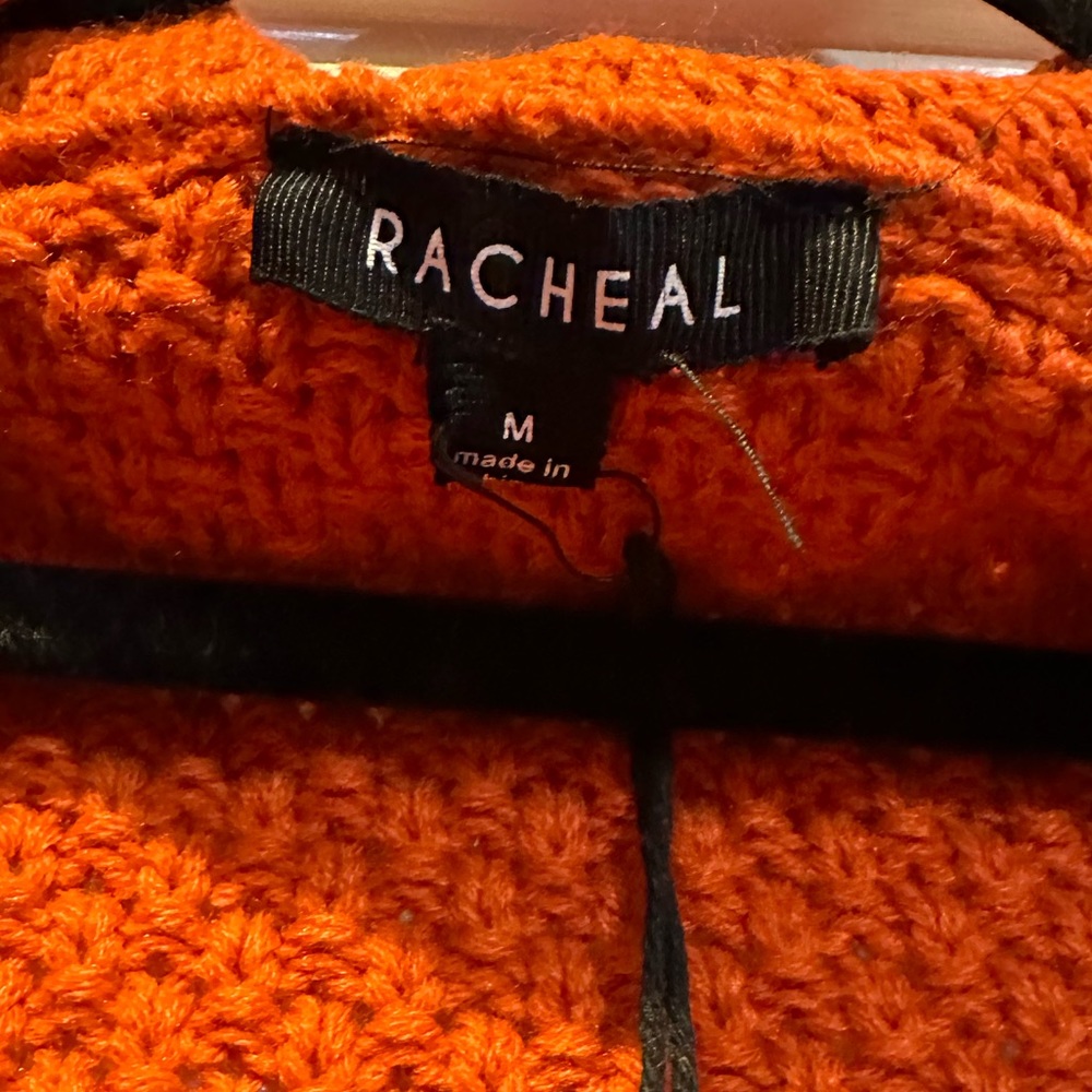 EUC. Pumpkin orange. Cocoon style sweater. Medium - Picture 3 of 5